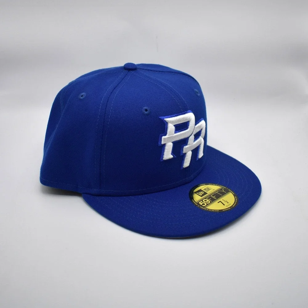 New Era 59FIFTY Puerto Rico PR WBC World Baseball Fitted Hat Cap 7 1/2 Blue NWT